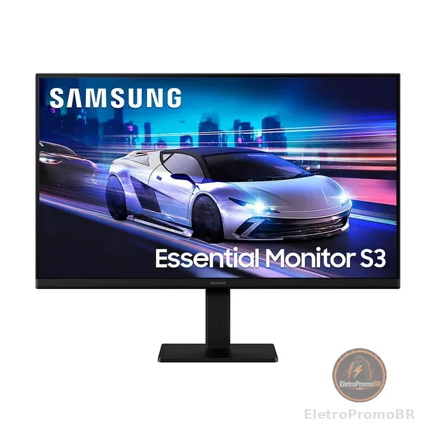 Monitor Gamer Samsung Essential S3 27" 120Hz 25W 5ms GTG IPS Flicker Free Eye Saver Flat