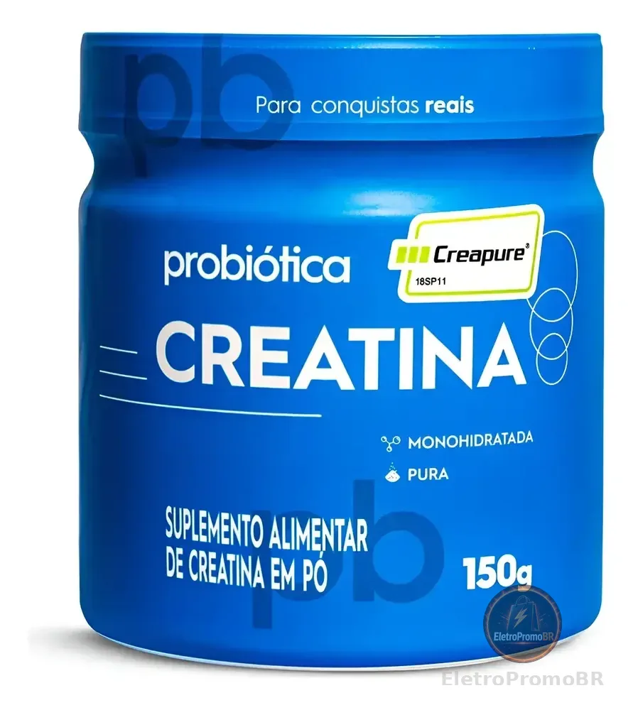 Suplemento em Pó Probiótica Creatina Monohidratada 150 gramas