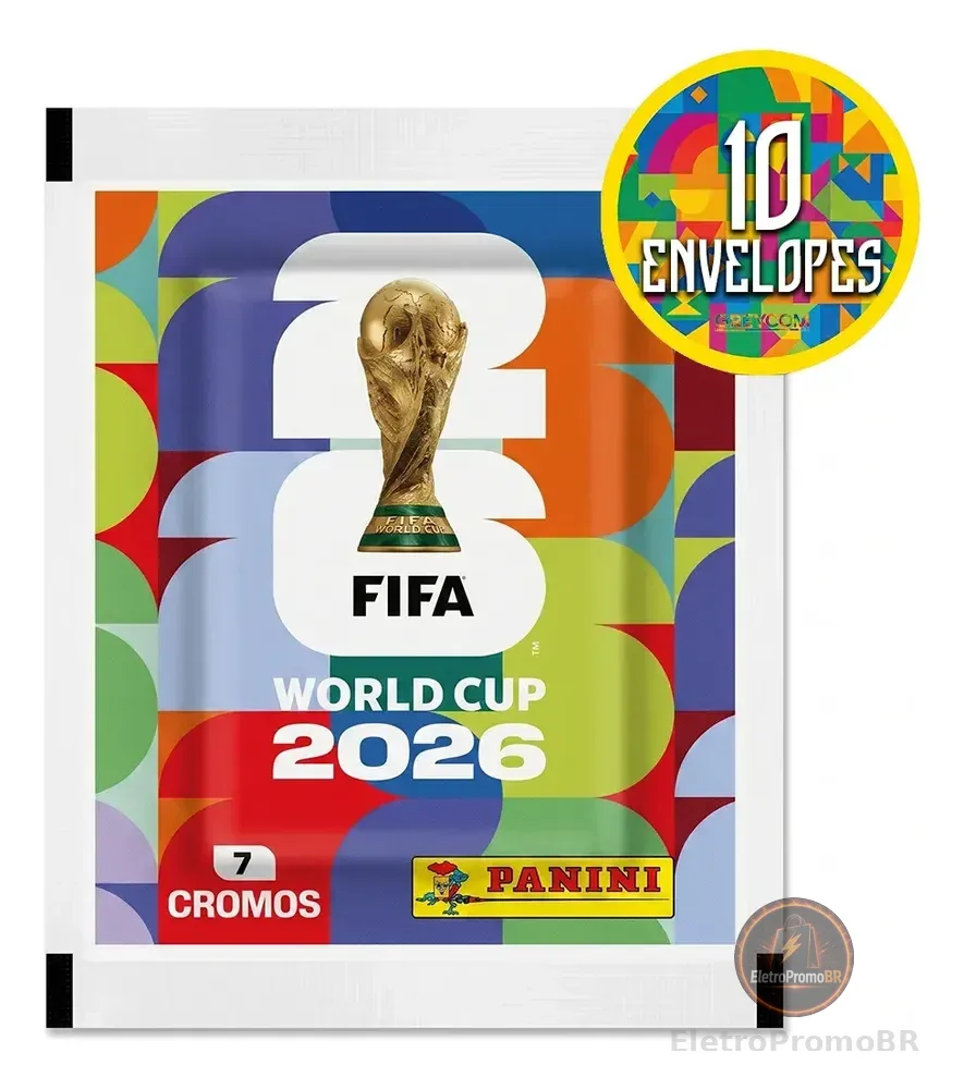 Kit 70 Figurinhas Do Álbum Copa Do Mundo 2026 Pronta Entrega