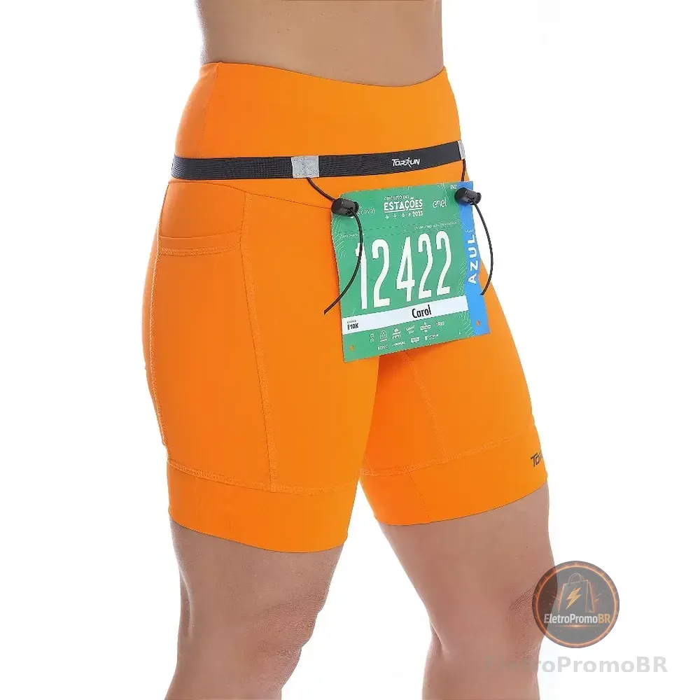 Cinto Porta Numero De Corrida Em Elastico Triathlon