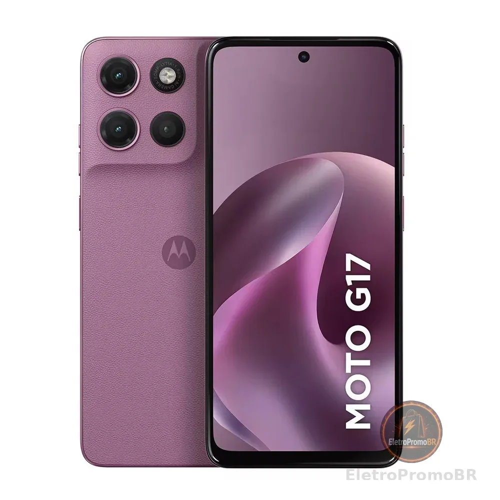 Smartphone G17 Tela 6,7 Polegadas 256GB 4G Câmera 50MP Motorola