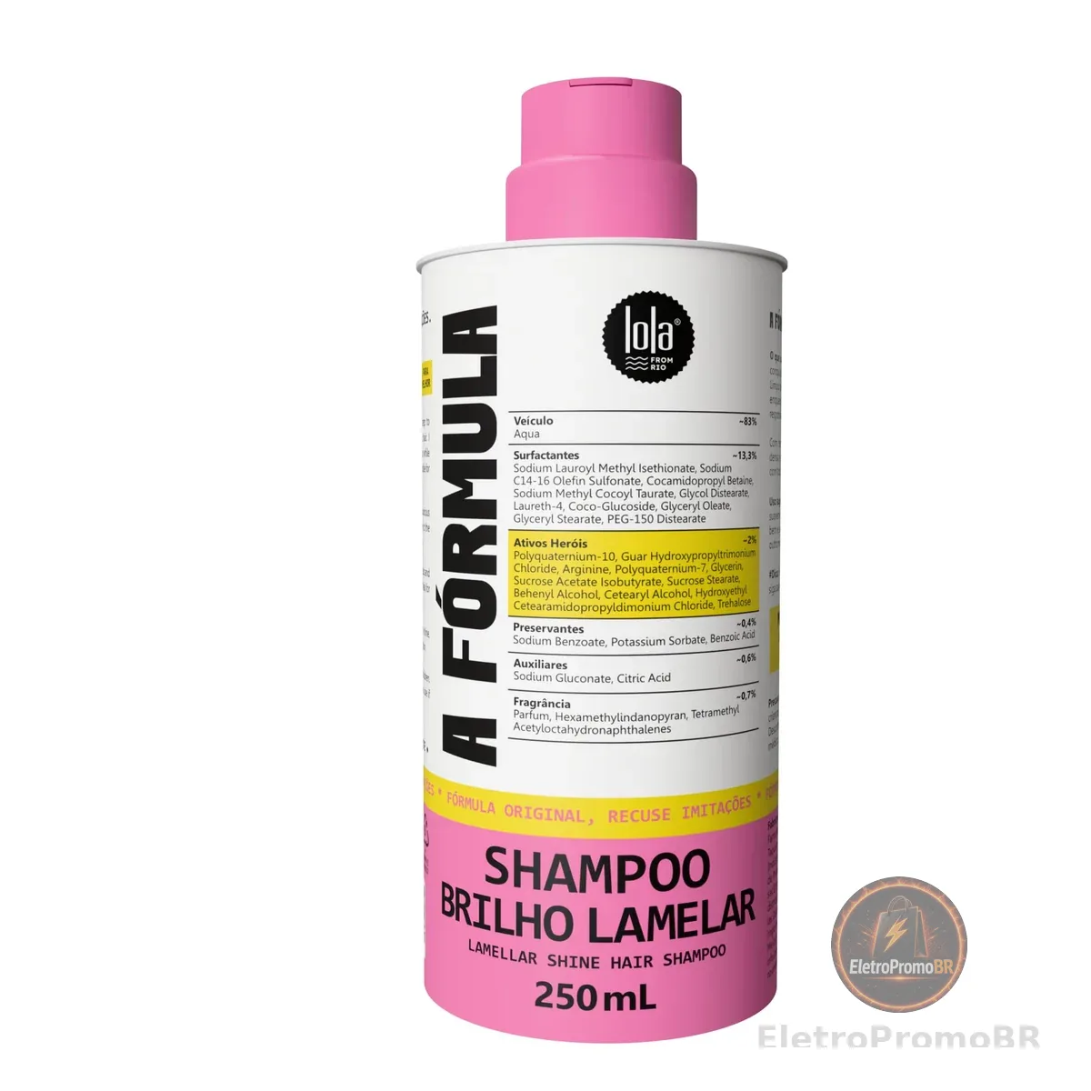 Lola From Rio Shampoo A Fórmula Brilho Lamelar 250 ml