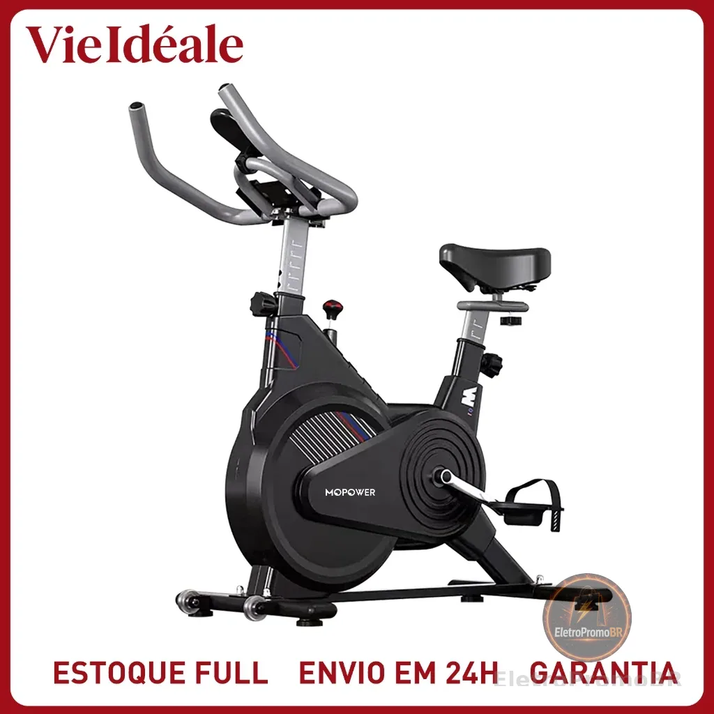 Bicicleta Ergométrica Compacta e Silenciosa - Bike Spinning para Apartamento, 150kg