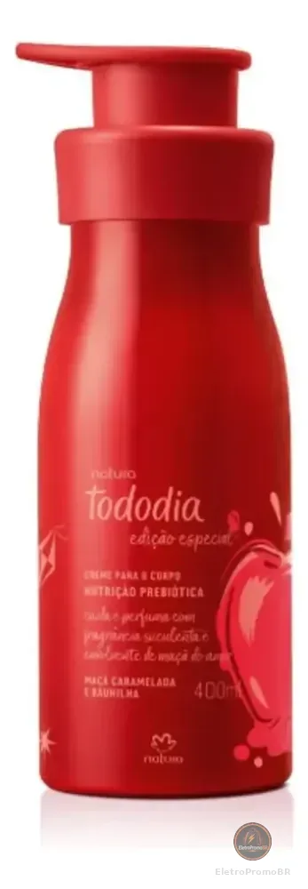 Creme Para o corpo nutrição Prebiótica | Maçã caramelada e baunilha 400 ml