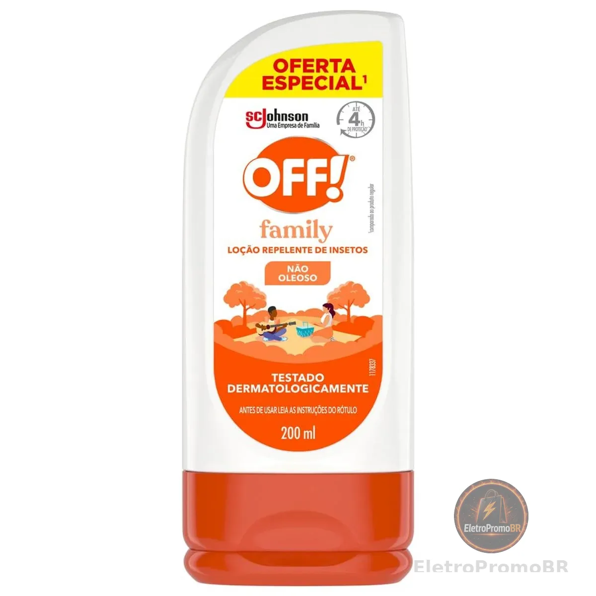 OFF! Family Loção Repelente de Insetos e Mosquitos, 200ml