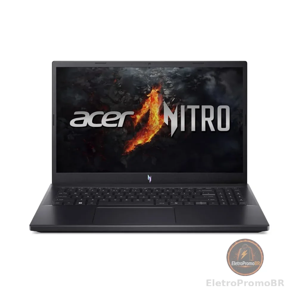 Notebook Gamer Acer Nitro V15 ANV15-41-R6J0 AMD Ryzen™ 7 7735HS 8GB RAM 512GB SSD RTX 4050 Linux 15.6”