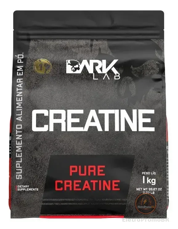 Creatina Monohidratada Pura 1kg Dark Lab Unidade Sem sabor