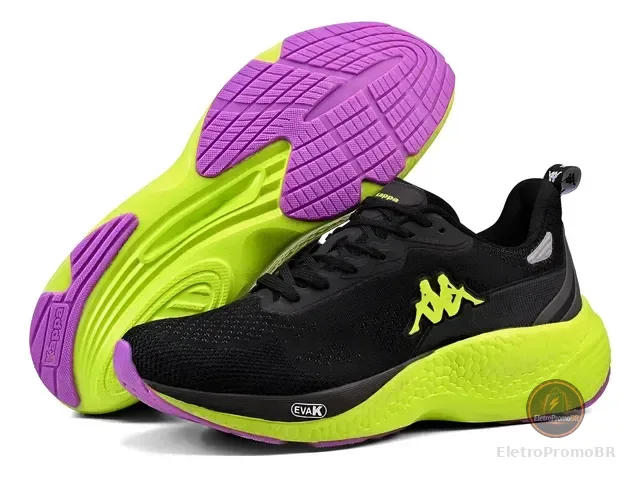 Tênis Kappa Pulse Rx Unissex Corrida Conforto
