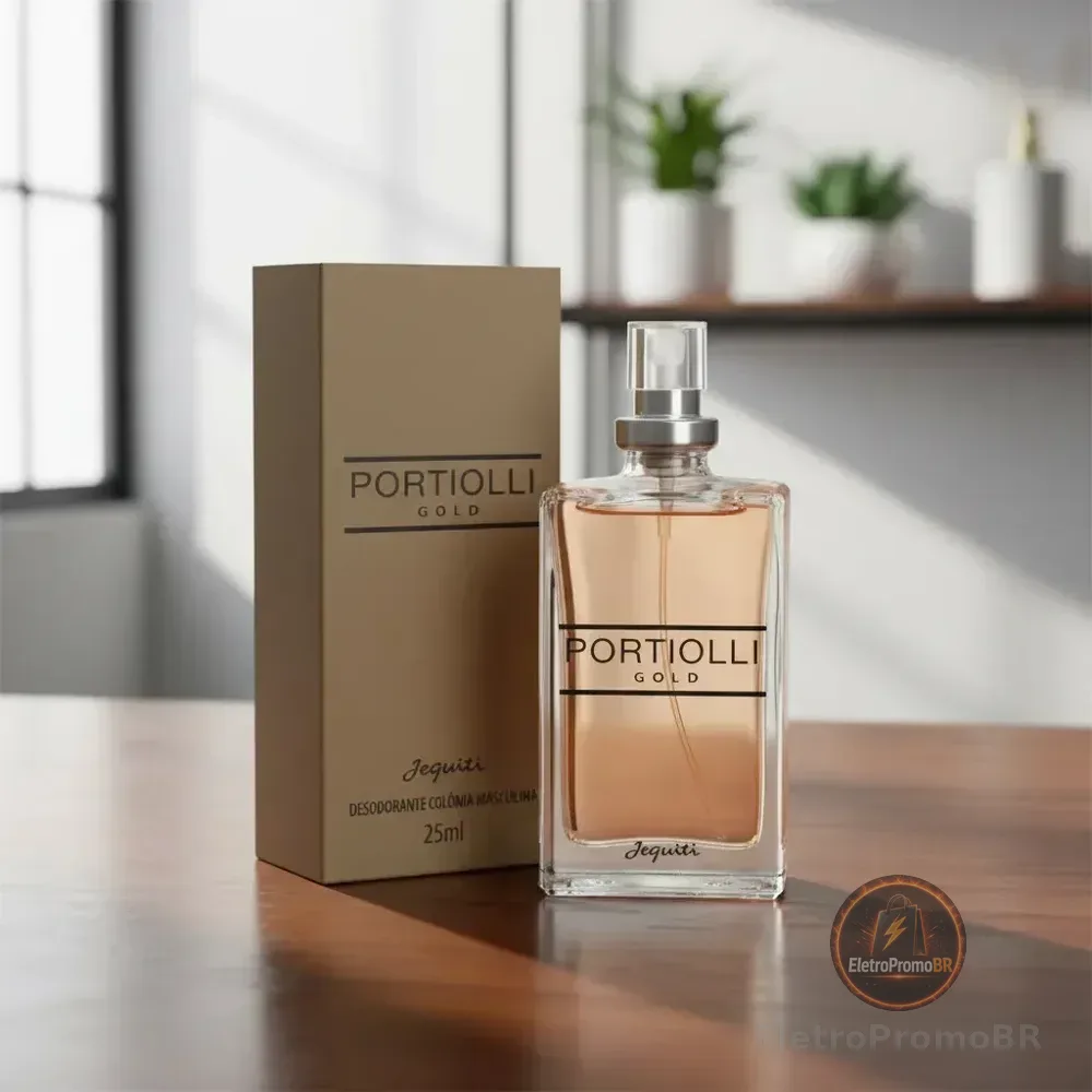 Perfume Portiolli Gold Desodorante Colônia Jequiti 25ml