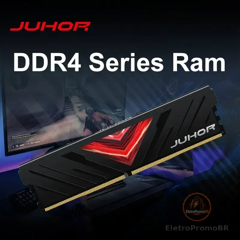 Memória RAM DDR4 JUHOR 8GB 16GB 3200MHz para Computador Desktop