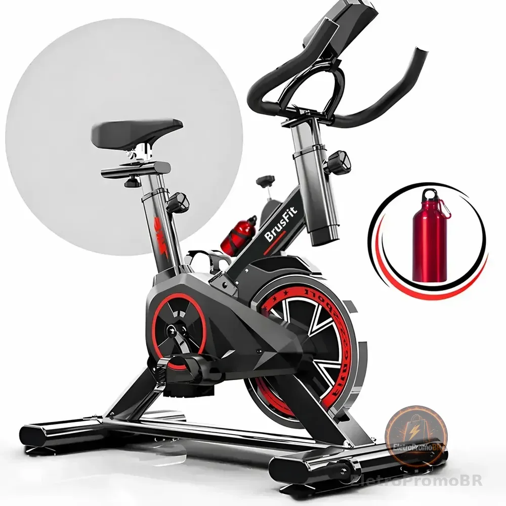Bicicleta Ergométrica Brusfit Ergométrica Brus Preto
