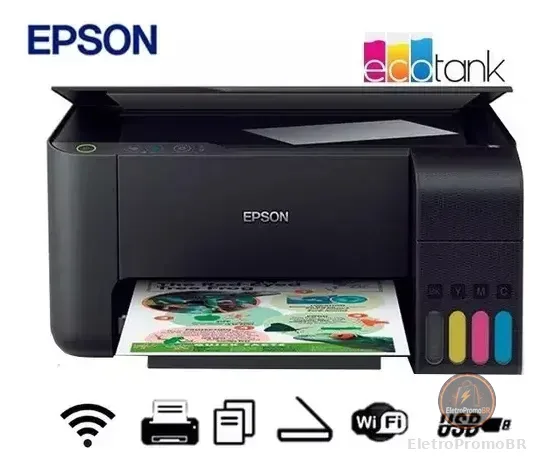 Impressora multifuncional cor Epson EcoTank L3250