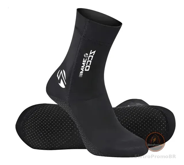 Zcco Meias De Neoprene 3mm Térmico Beach Tennis Areia Praia