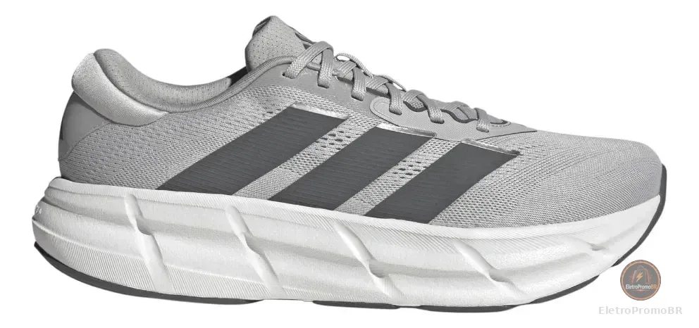 Tênis De Corrida Masculino Questar 4 adidas Cinza Liso 40 Br