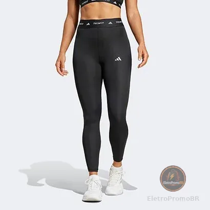 Calça Legging Adidas Techfit Capri Feminina