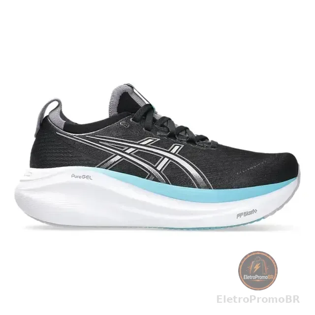 Tênis Asics Gel Nimbus 27 Corrida Caminhada Original