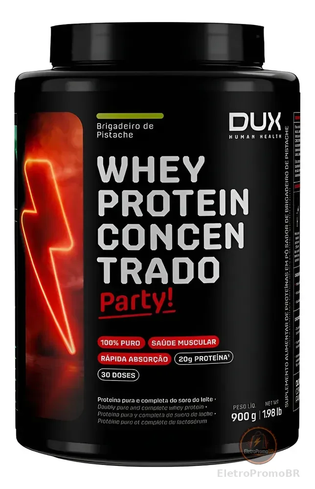 Dux - WHEY PROTEIN CONCENTRADO 900G BRIGADEIRO PISTACHE