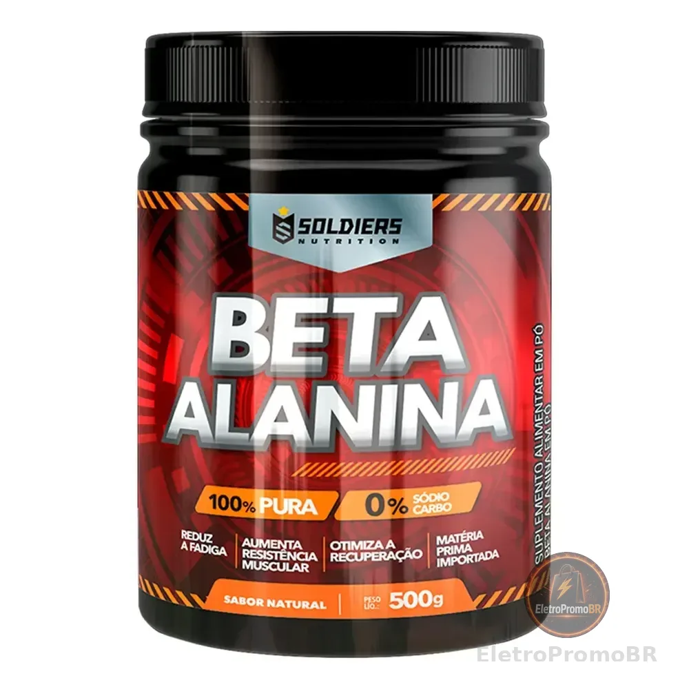 Beta Alanina 500g Suplemento Em Pó - Soldiers Nutrition Natural