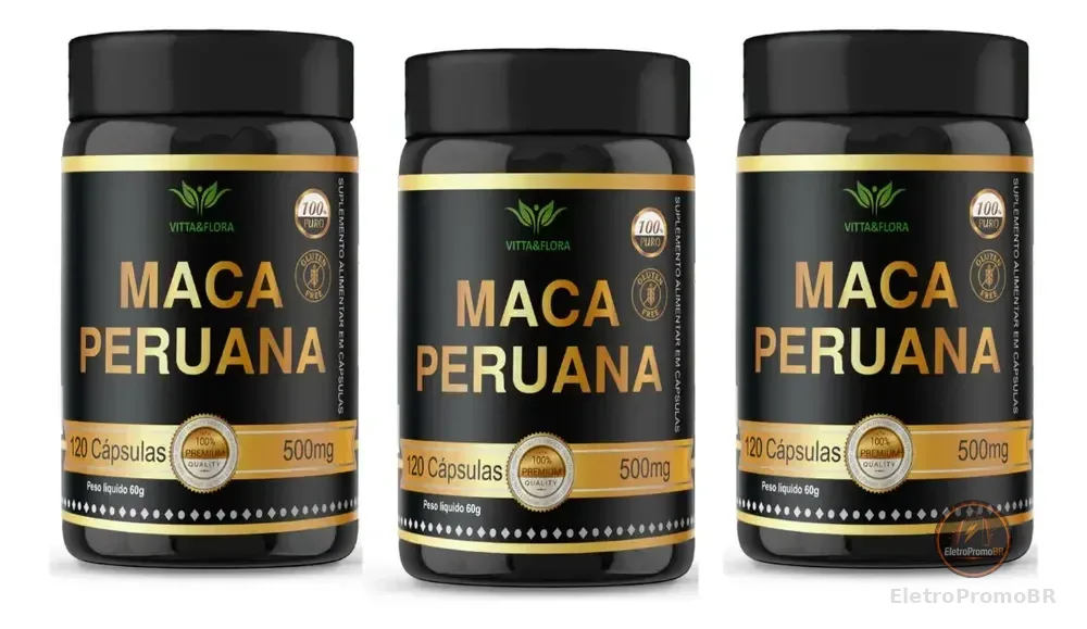 Maca Peruana 120 Capsulas Vitta&flora