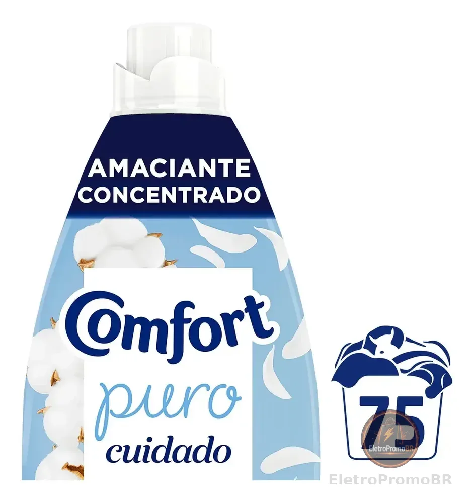 Amaciante de Roupa Concentrado Puro Cuidado Comfort Frasco 1,5l
