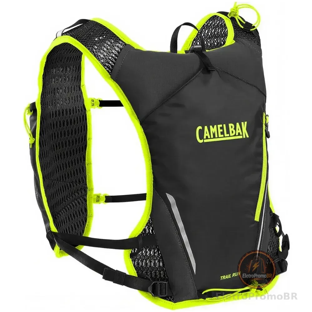 Colete De Hidratação Camelbak Trail Run Vest 7l Nylon Preto