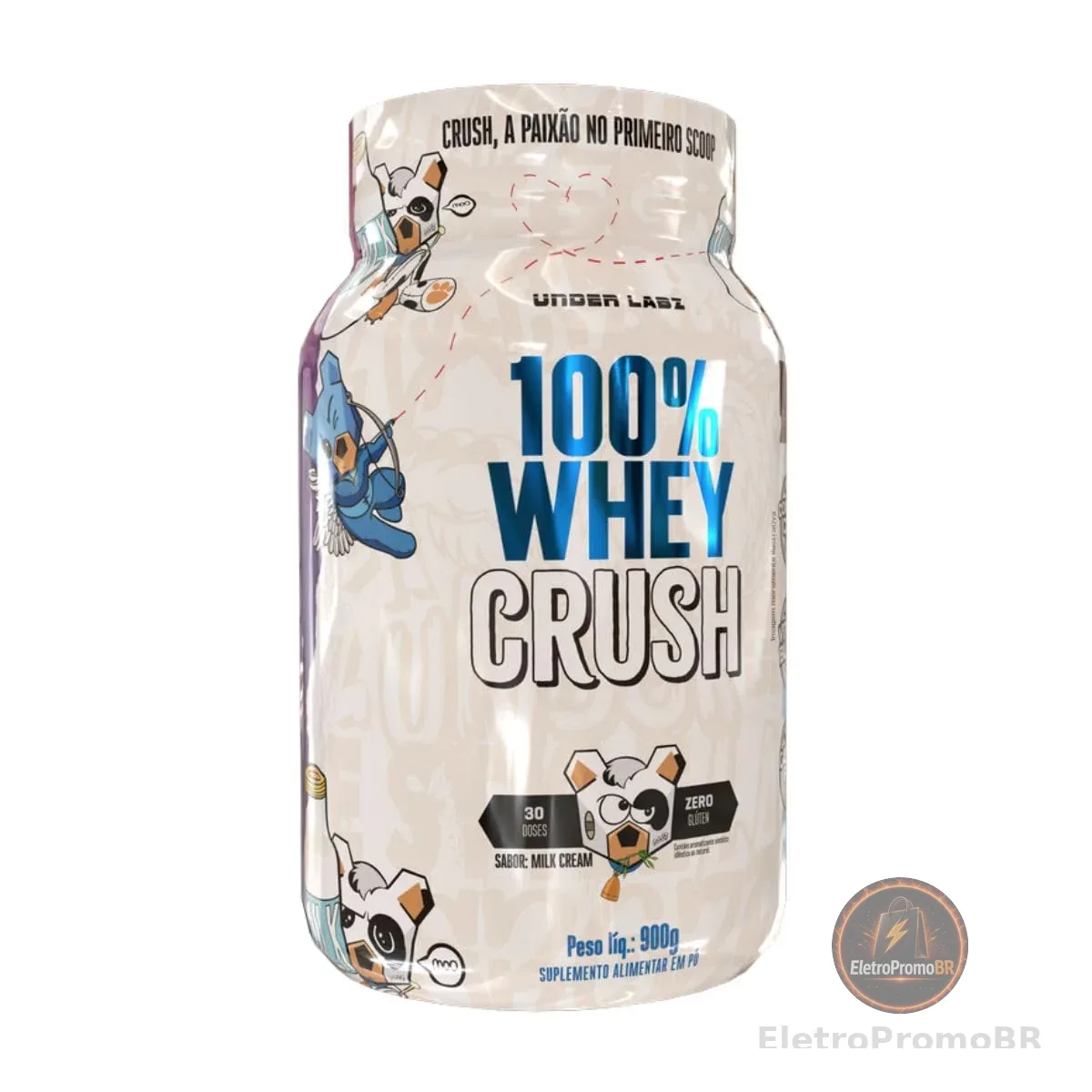 100% Whey Crush (900g), Milk Cream