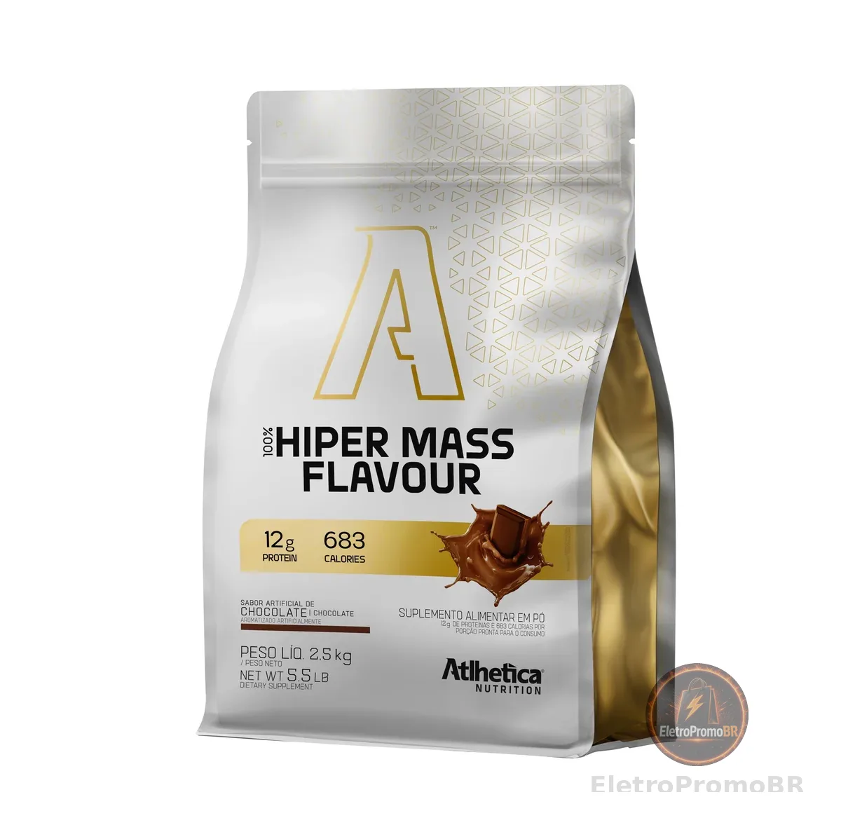 100% Hiper Mass Flavour (2,5kg), Chocolate, Atlhetica Nutrition