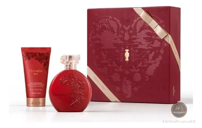 Floratta Red Boticário Namorados 2026 2 Itens