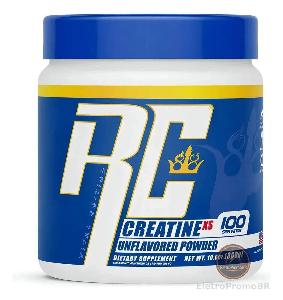 Creatina Monohidratada Ronnie Coleman 100% Pura 300g Sem Sabor