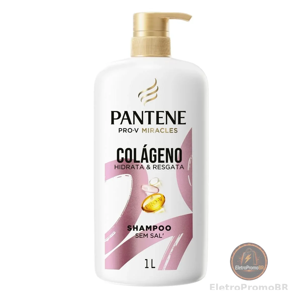 Pantene Pro-V Miracles Shampoo Colágeno Hidrata e Resgata 1L