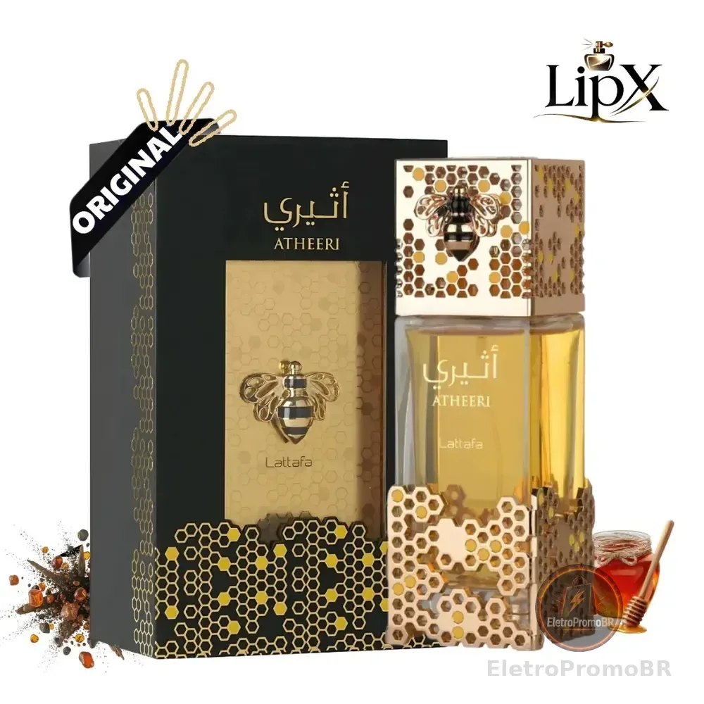 Perfume Árabe Atheeri Eau De Parfum Lattafa Feminino 100 Ml - Original Com Nf