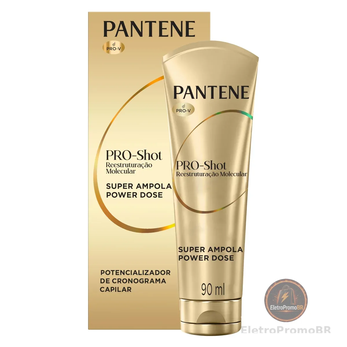 Pantene PRO-Shot Super Ampola Power Dose Reestruturação Molecular 90 ml