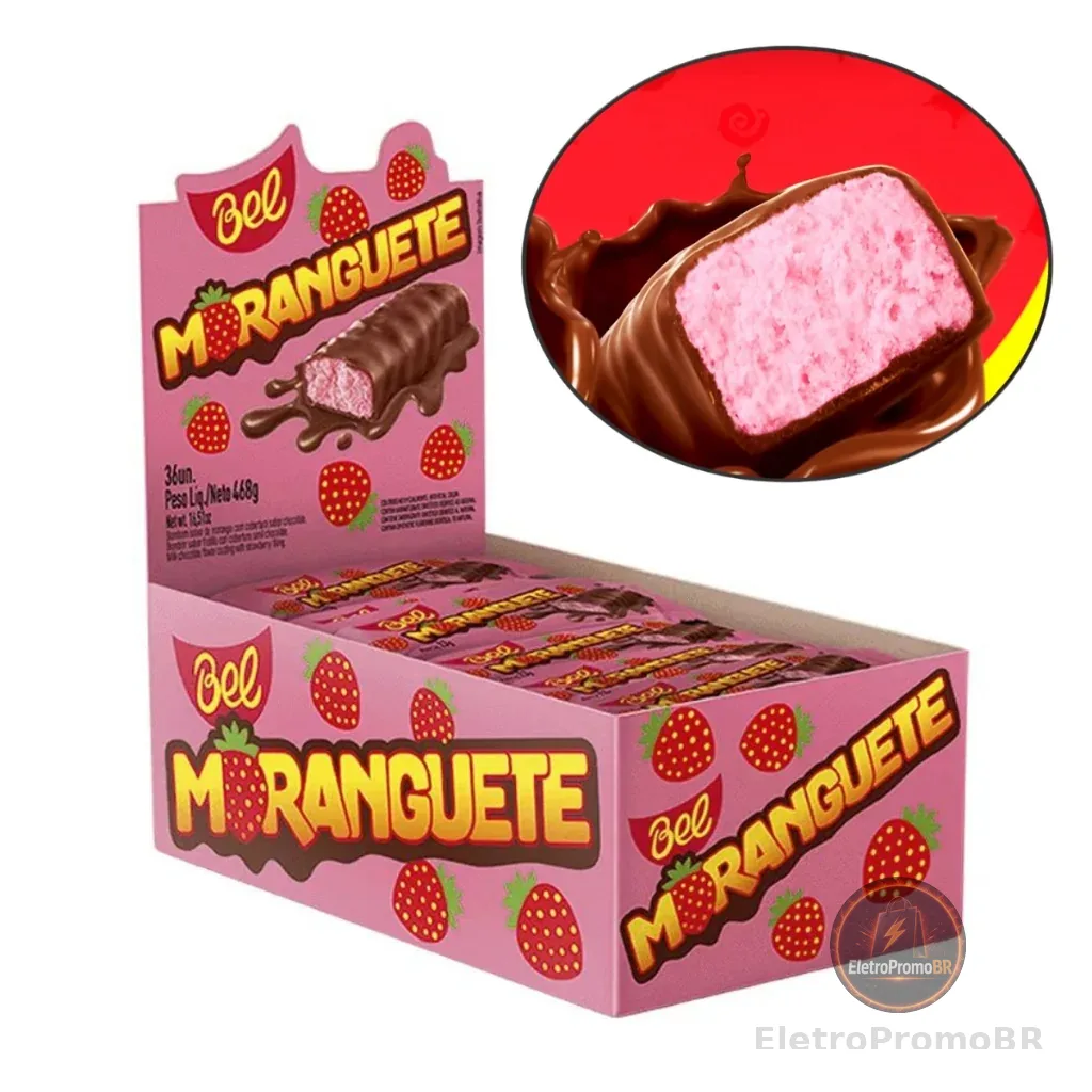Chocolate Moranguete 468g C/36 Unidades 13g Bel