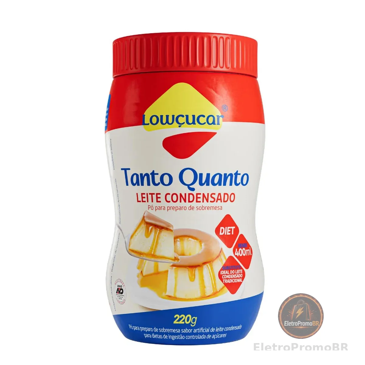 Leite Condensado Lowçucar 220g: Sabor tão irresistível quanto a versão tradicional, mas com menos açúcar para uma opção mais saudável