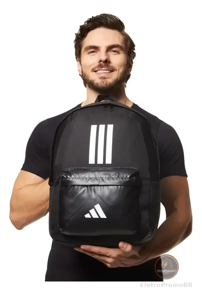 Mochila Clássica Treino 3 Listras Adidas