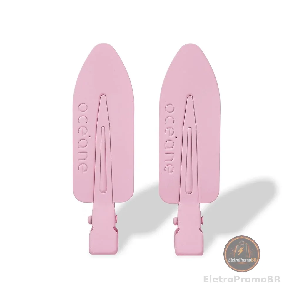 Océane-Mini Presilha de Cabelo Rosa - Hair Clip Océane Edition 2un
