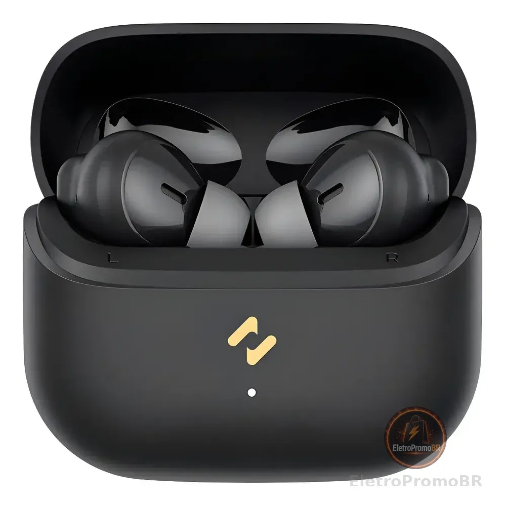 Fone De Ouvido Sem Fio Havit Tw982 Enc Bluetooth 5.4 Cor Preto