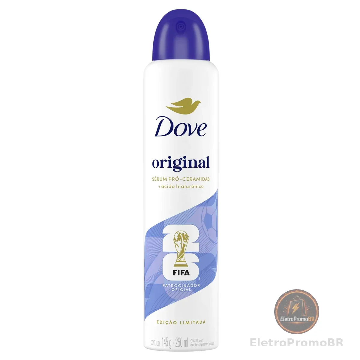 Dove Desodorante Antitranspirante Aerossol Original 250 ML, Leve Mais e Pague Menos