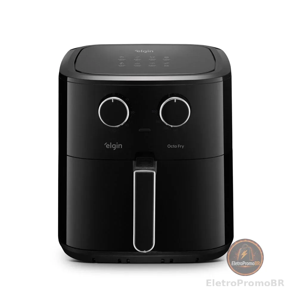 Fritadeira Air Fryer Octo Fry Elgin – 8 Litros 1.800W 110V