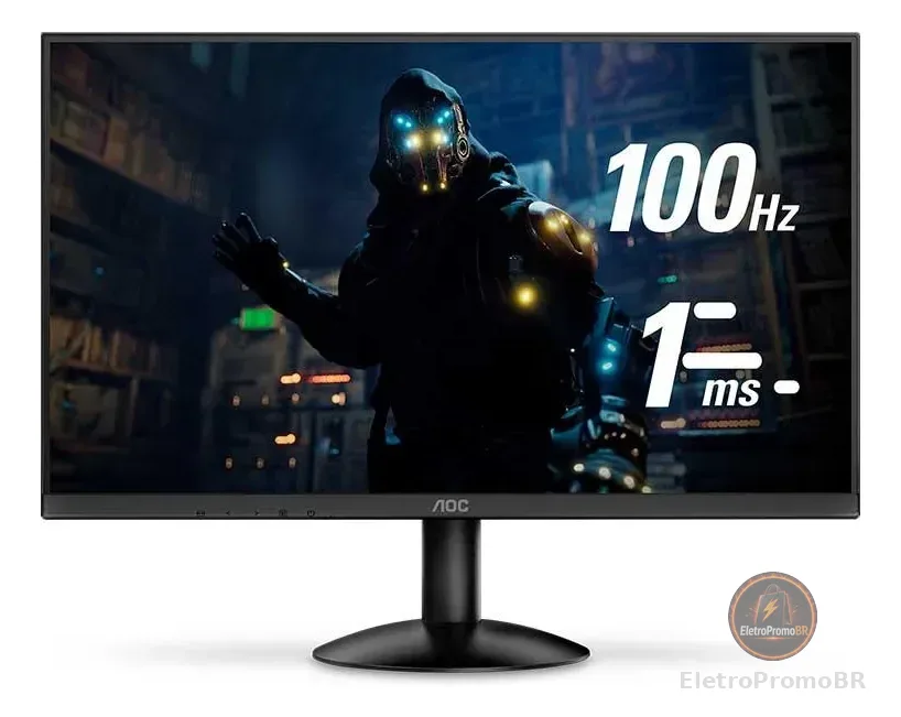 Monitor Gamer Aoc 21,5 Full Hd 100hz 1ms 22b30hm2 Preto 127/220V