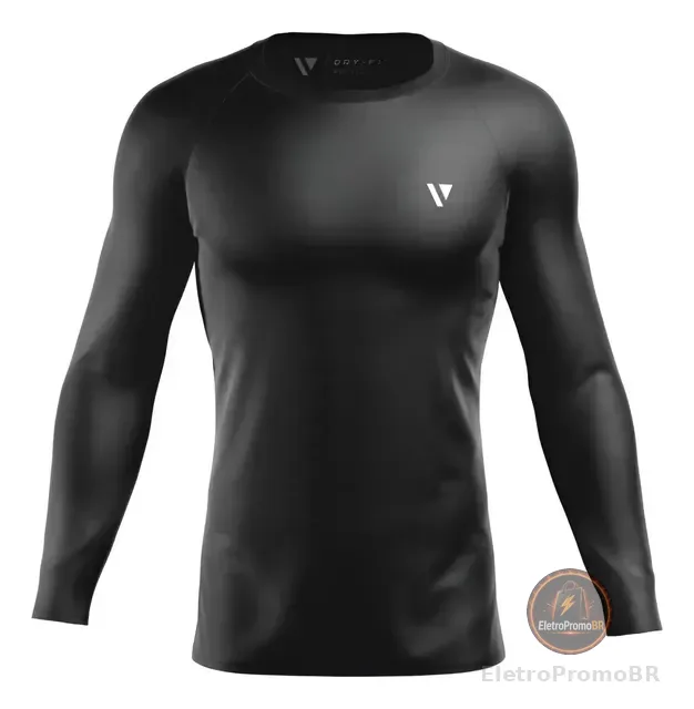 Camisa Térmica Voker Segunda Pele Proteção Solar Uv Dry Fit