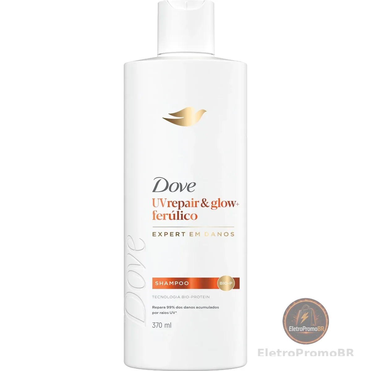 Dove Shampoo UV Repair & Glow + Ferúlico 370ml