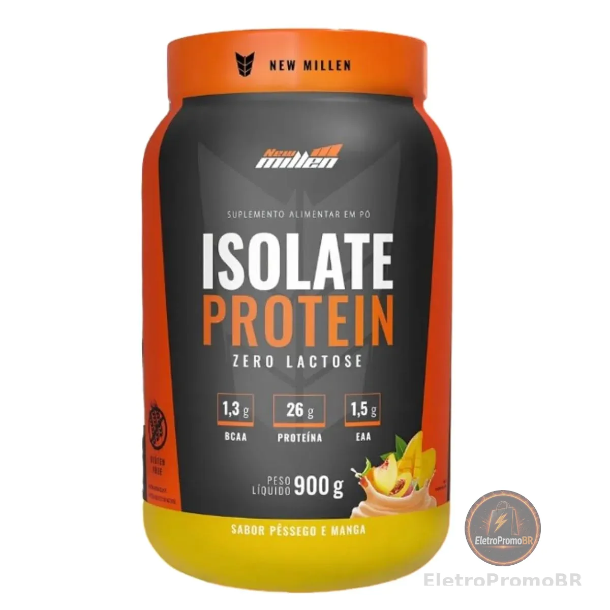Isolate Protein (900g), Pêssego e Manga, New Millen