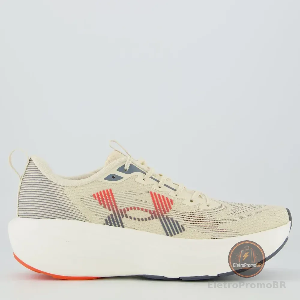 Tênis Under Armour Charged Endless Off White E Cinza Branco - 40 Br