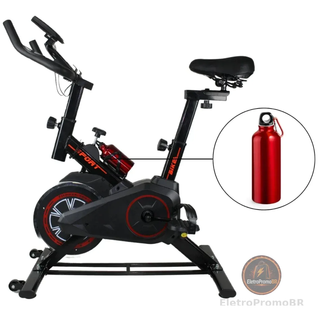 Bicicleta Bike Ergométrica Spinning Academia Fitness Profissional 120kg