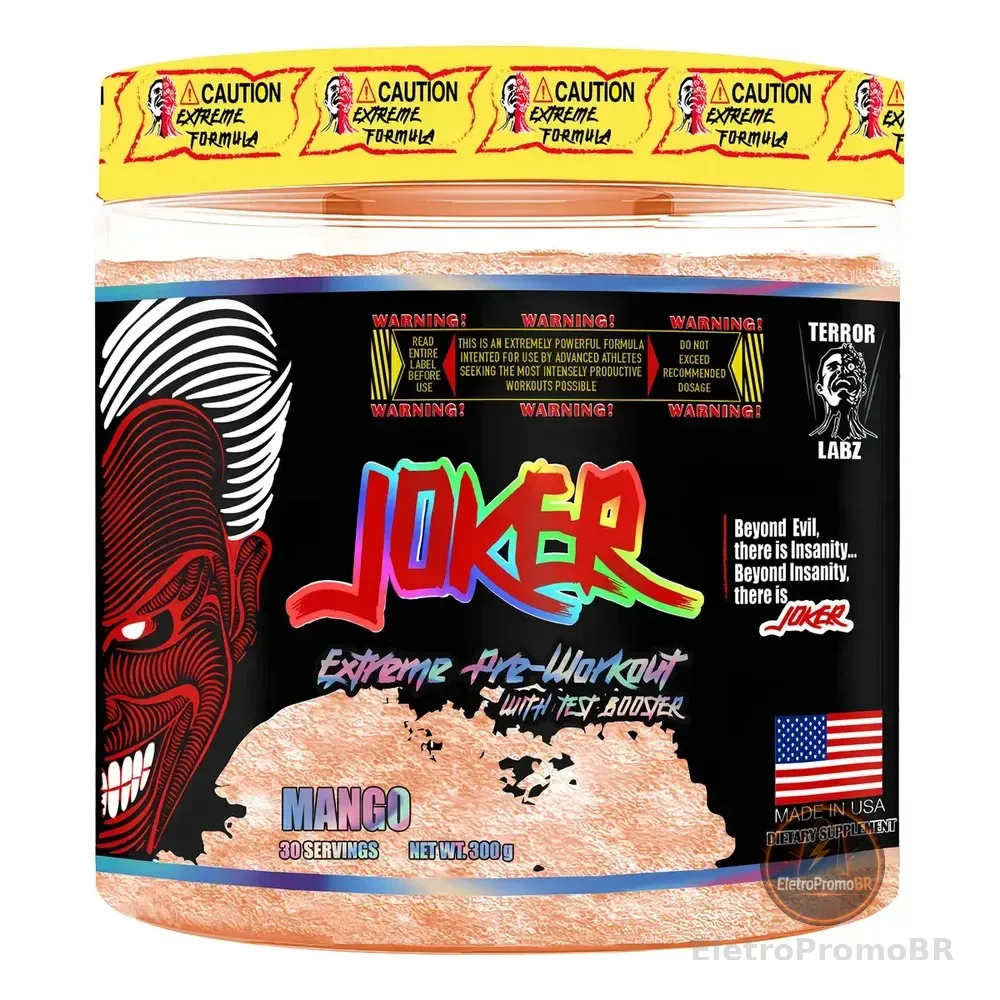 Pré-treino Terror Labz Joker Extreme 300grs 30 Srv Manga