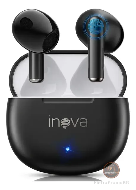 Fone De Ouvido Bluetooth Àprova D'água Com 50h Bateria Inova