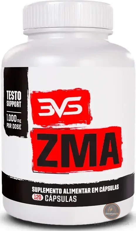 Zma 1000mg Ultra Concentrado Fórmula Exclusiva Precursor Testo - 120 Cápsulas