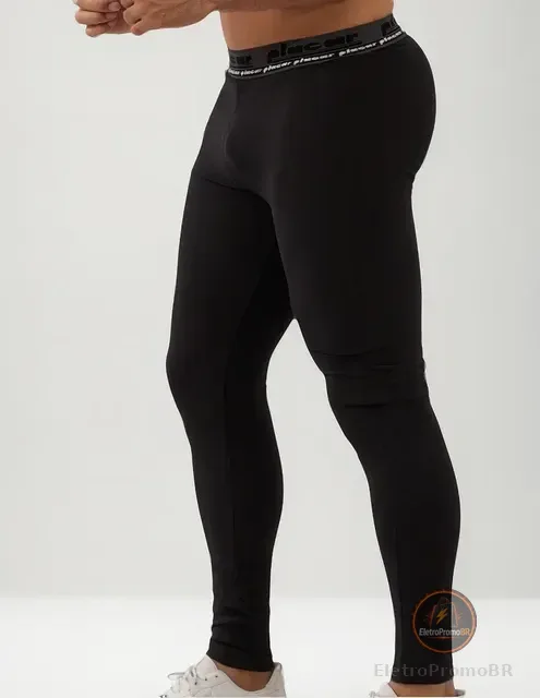 Calça Térmica Masculina Legging Esportiva Com Compressão