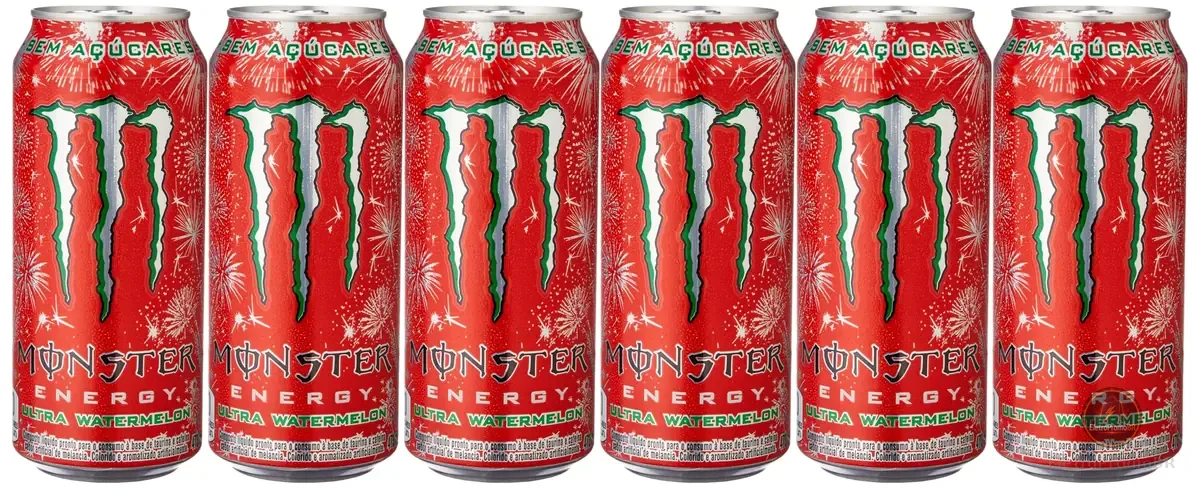Pack de MONSTER ULTRA WATERMELON LT 473ML 6 unidades